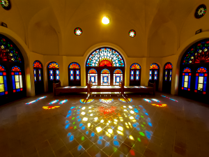 22-20231130-1034-Kashan-Tabatabeee-Historical-House-20231130 103419-reflex-of-coloured-windows